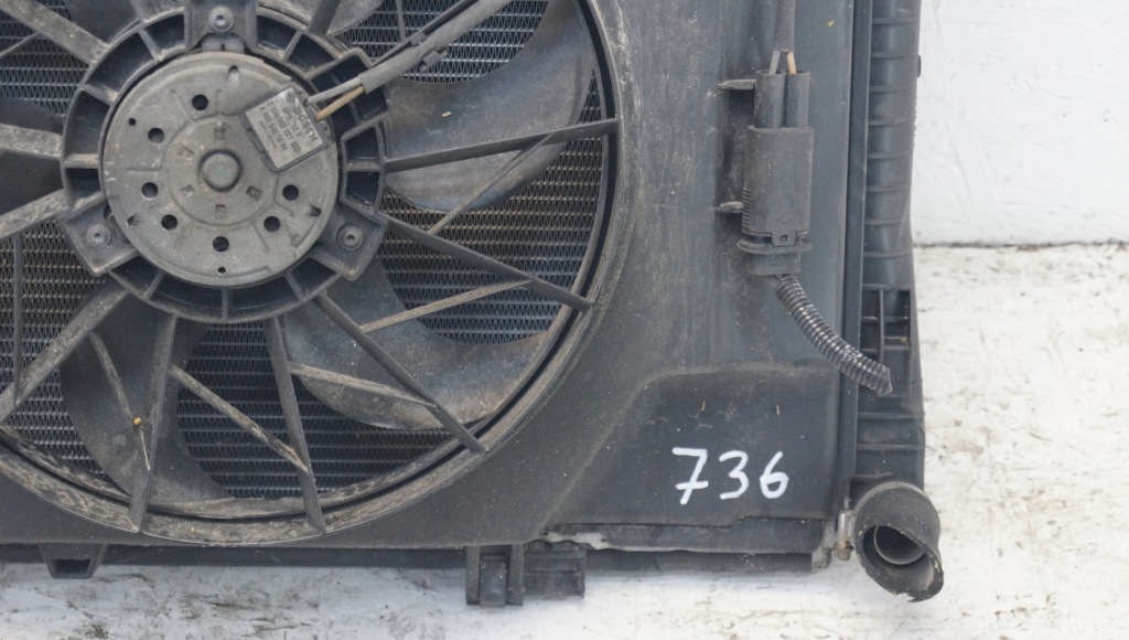 фото №3, Mercedes slk r170 вентилятор радіатор