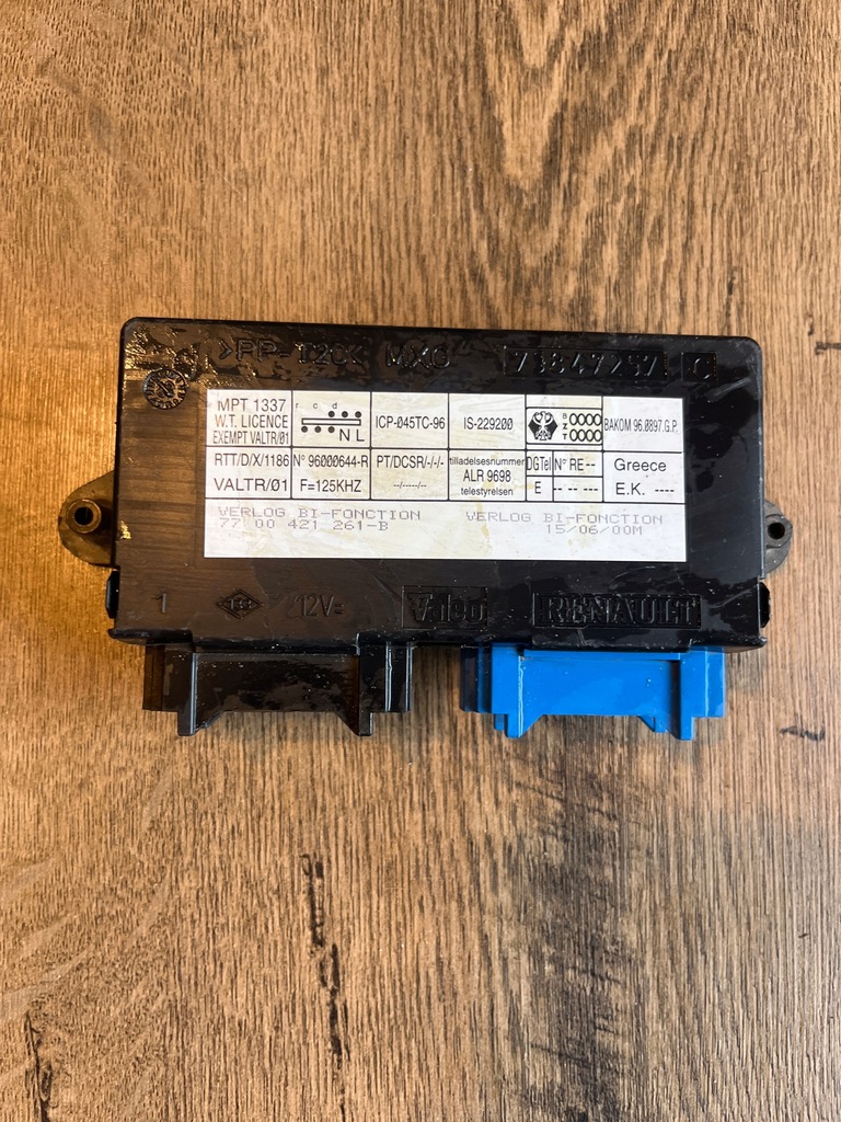 фото №2, Org модуль блок управления света renault laguna i