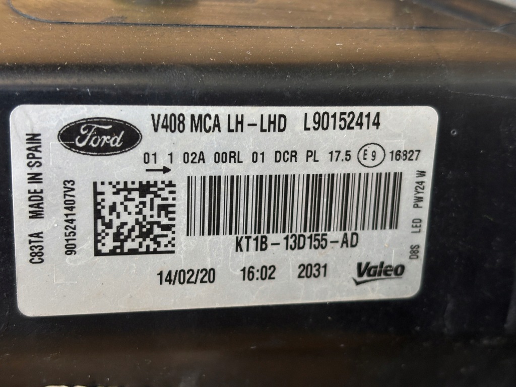 фото №12, Ford connect mk ii фара лампа левый перед