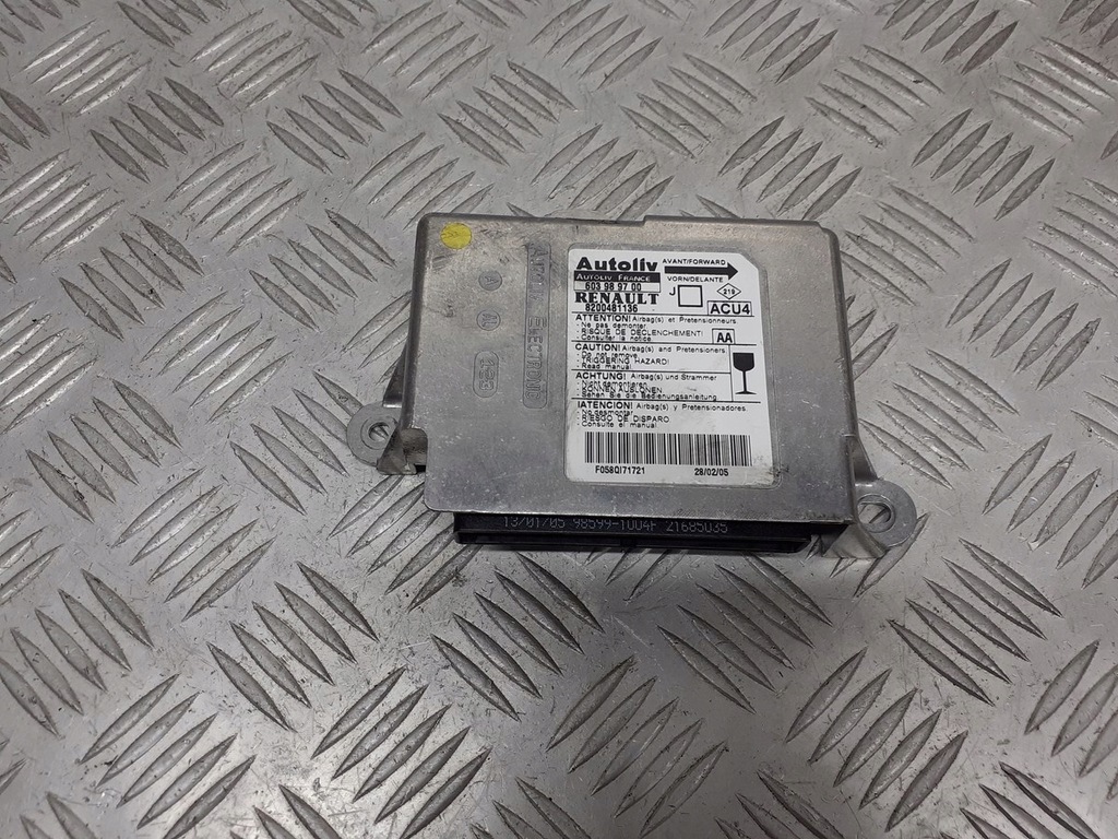 фото №1, Модуль подушка безпеки renault scenic ii