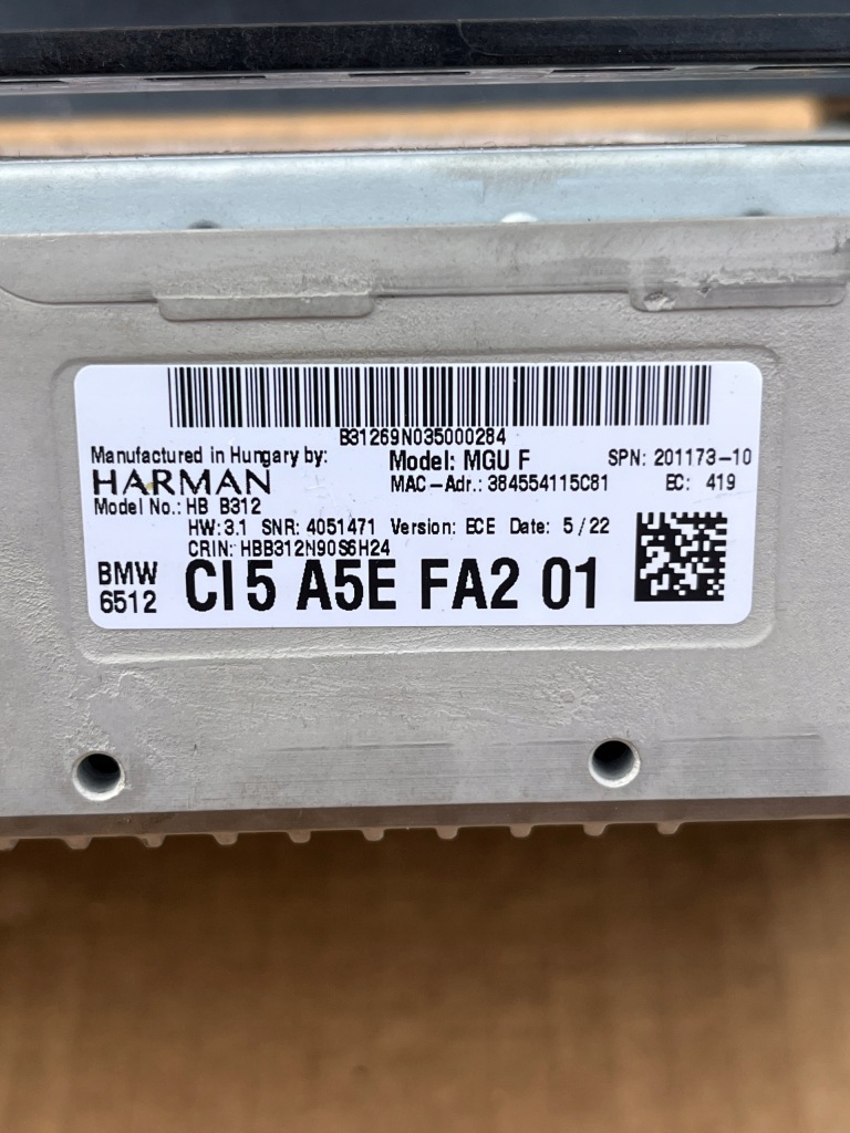 фото №8, Навігація navi радіо дисплей 5a61144 bmw 3 g20 g21 22r