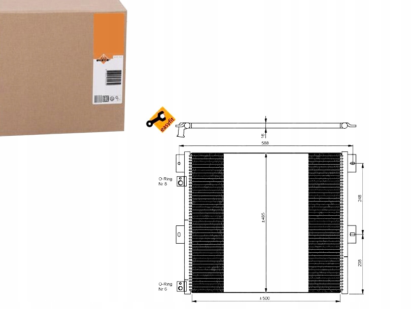 фото №1, Конденсатор радиатор кондиционера [nrf]
