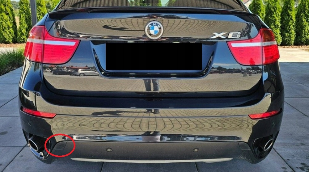 Bmw x6 e71 e72 стандарт 2007-2014 заглушка фаркоп задній ліва оригінал Доставка