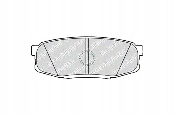 фото №1, Delphi lp2154 набір гальмівних колодок гальмівних, гальма дискові