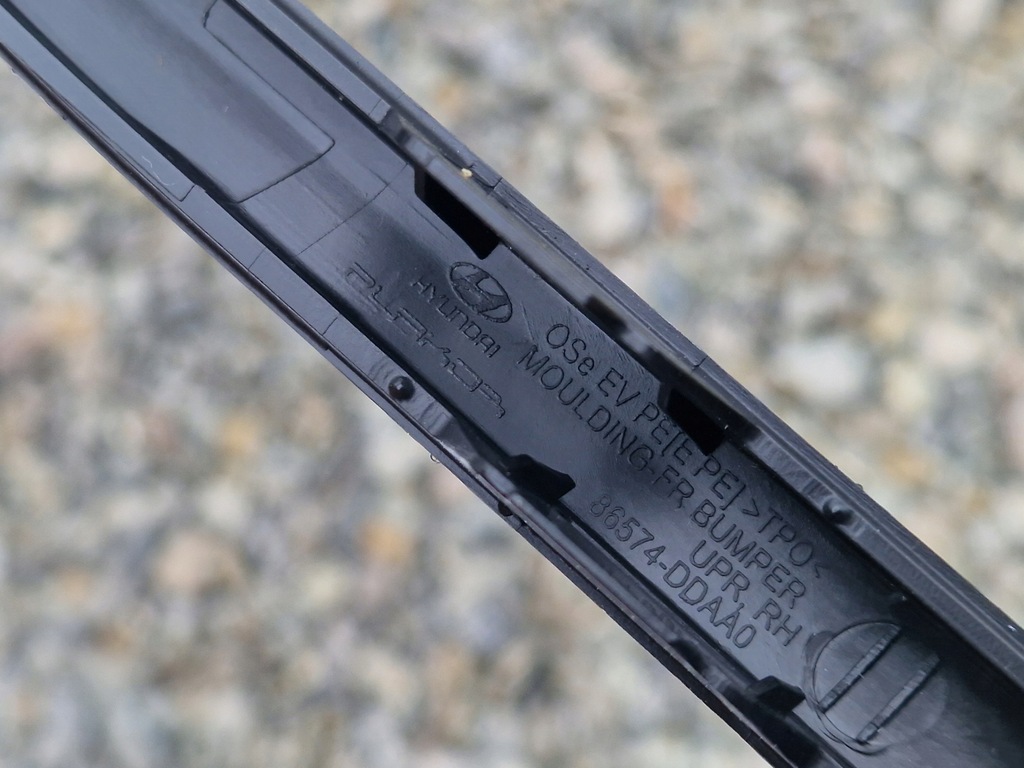 фото №6, Kona i lift 20- ev электрик правая молдинг бампера перед оригинальный номер накладка