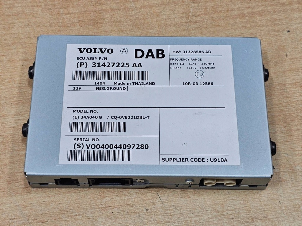Купити Модуль dab радіо volvo v40 v60 s60 xc60 xc70 v70 s80 31427225