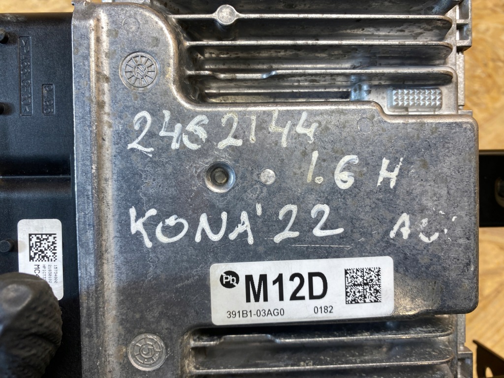 фото №12, Бортовой компьютер блок управления двигателя hyundai kona 1.6h 391b5-03ag0 391b1-03ag0