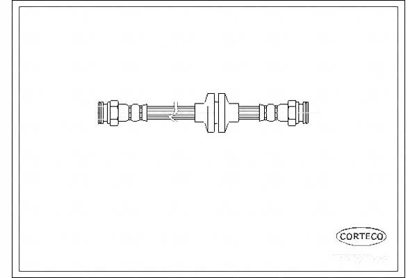 Купить Шланг тормозной corteco 46809897 sl5776 83650102