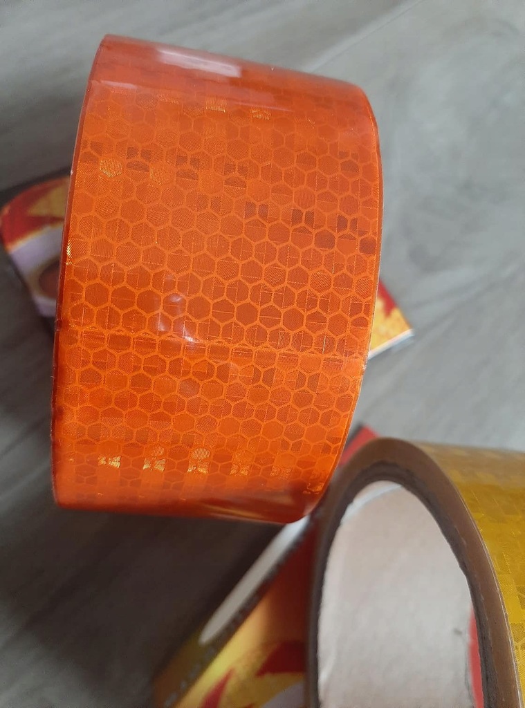 фото №8, Отражающая лента samoprzylepna оранжевая 5m