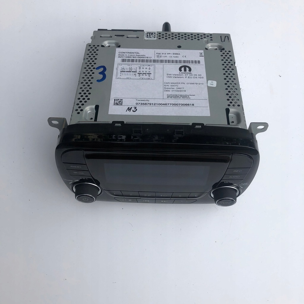 фото №1, Fiat 500 lift радио 2015-