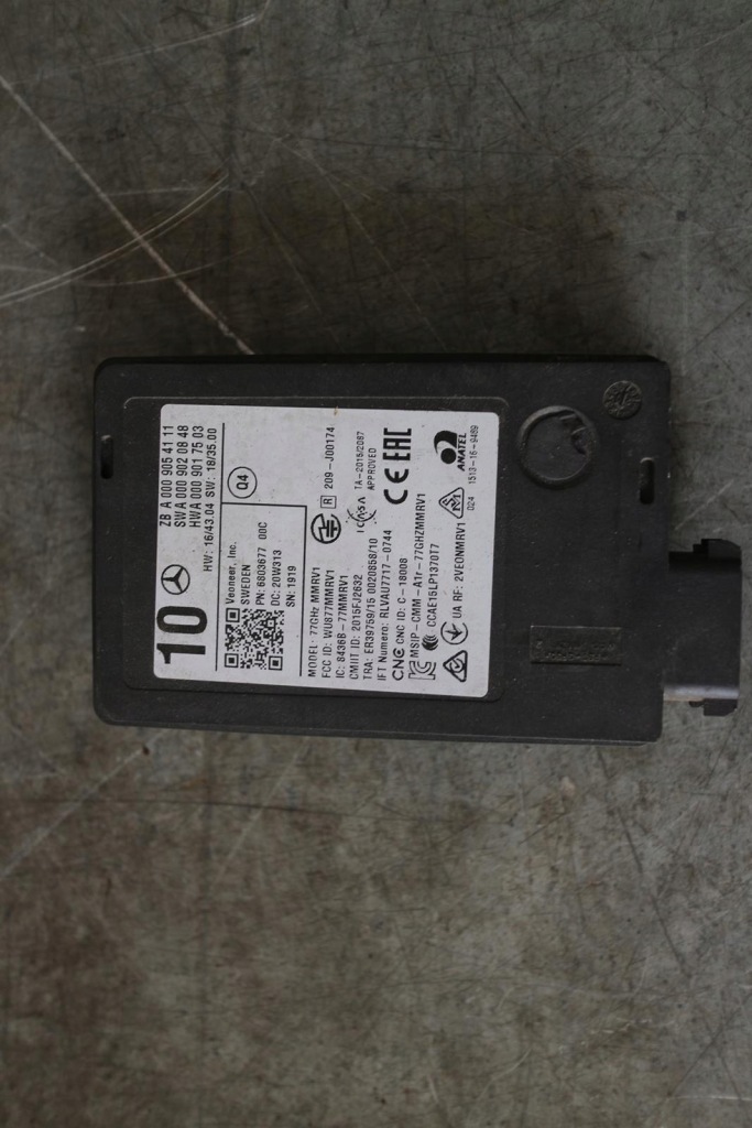 фото №1, Радар датчик mercedes w213 w253 w247 a0009054111