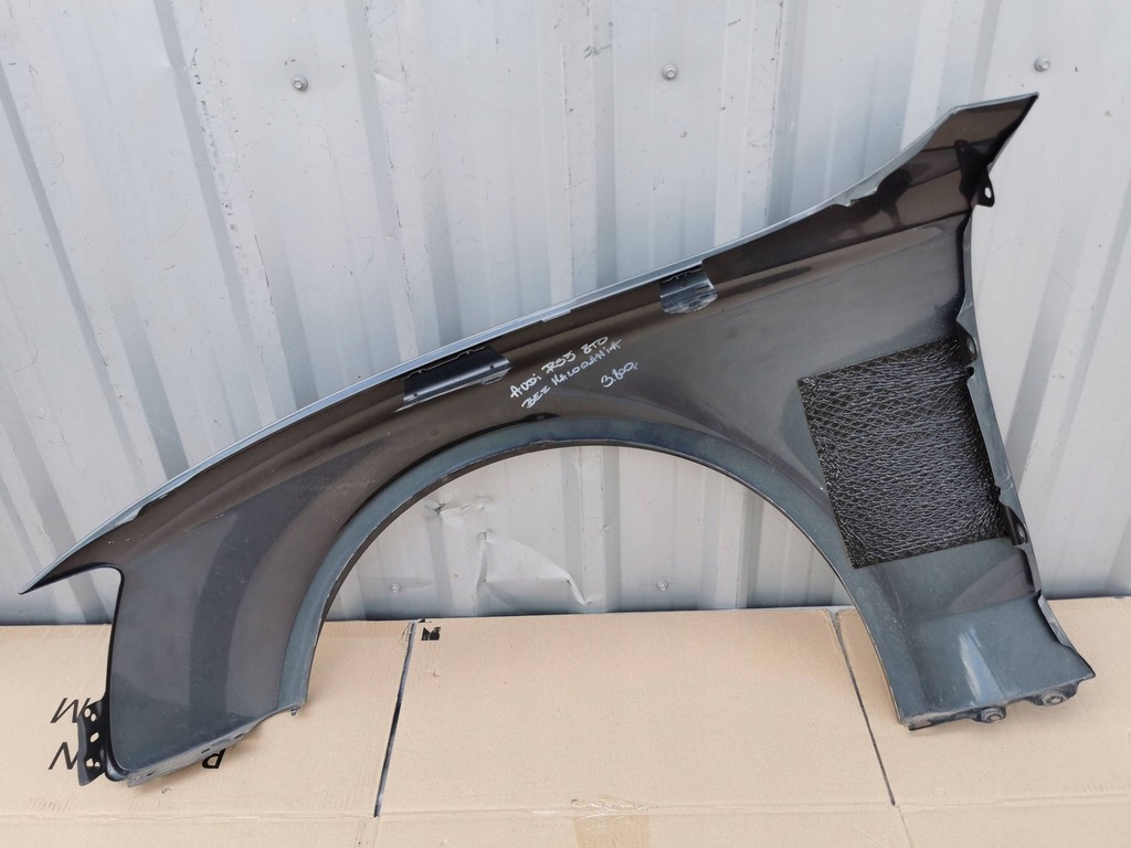 фото №13, Audi rs5 8t0 крила передній правий idealny w колір szary металік