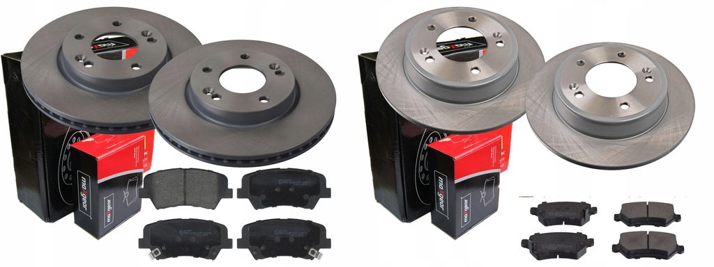 фото №1, Тормозные диски тормозные колодки p+t maxgear kia ceed ii 280mm
