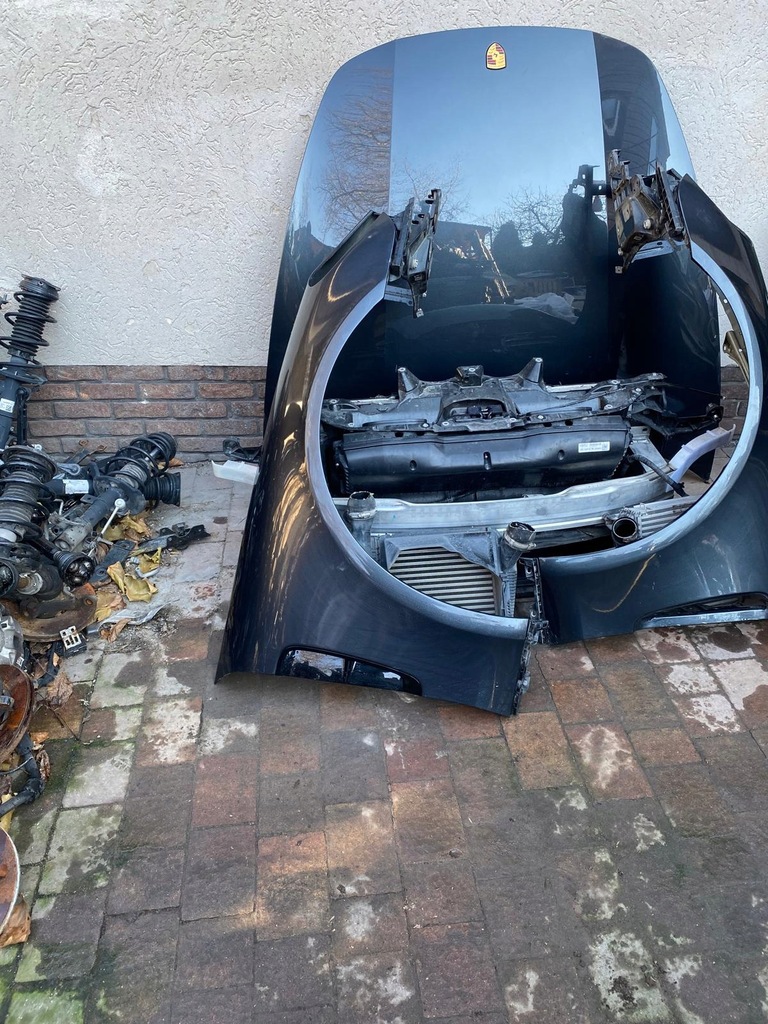 фото №11, Бампер капот лампа pas kompletny перед porsche panamera 971 4s 2022 rok