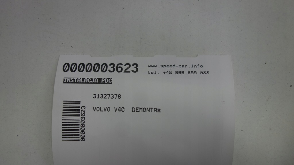 фото №6, Volvo v40 електропроводка джгут бампера 31327378