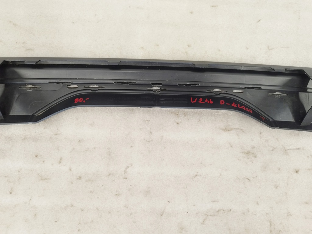 фото №10, Mercedes w246 b-klasa диффузор накладка бампера задняя a2468855525