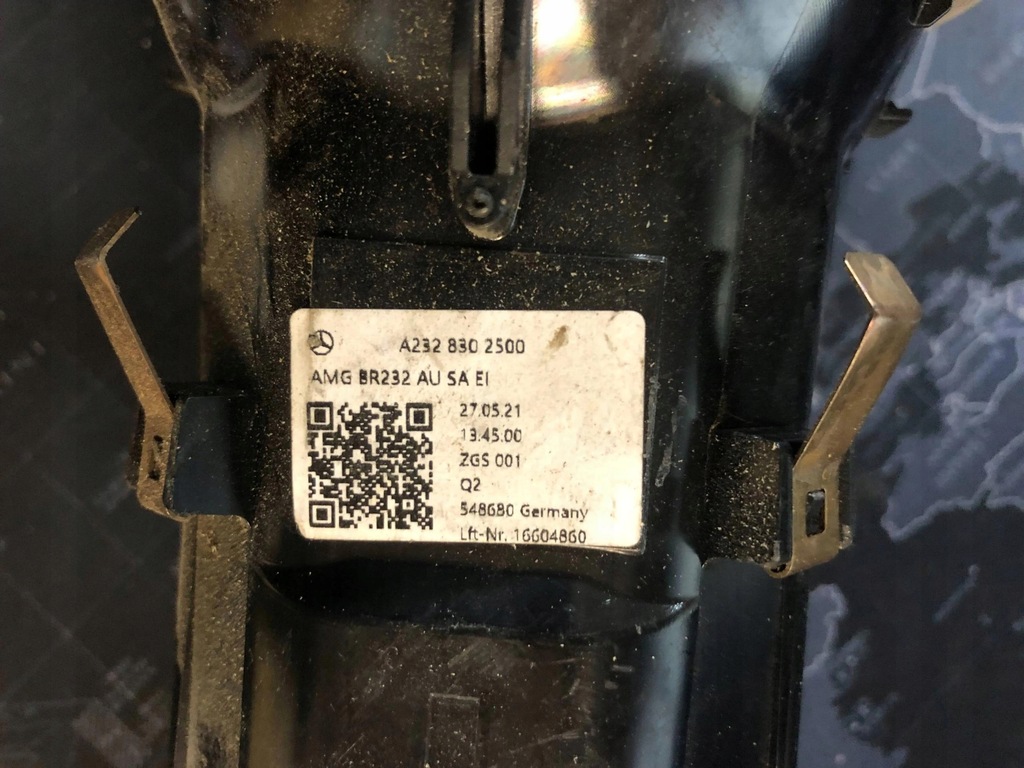 фото №5, Mercedes sl r232 решётка обдув 2328302500