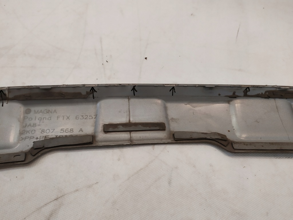 фото №10, Спойлер бампера задня vw caddy задня