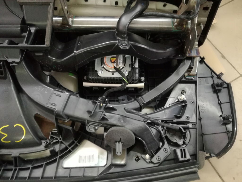 фото №7, Citroen c3 picasso i приборная панель приборная консоль подушка подушка безопасности пассажира