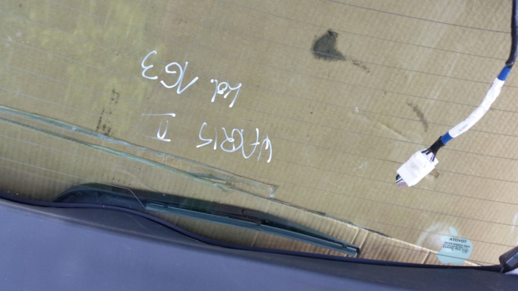 фото №13, Крышка багажника багажника задняя toyota yaris ii 1g3