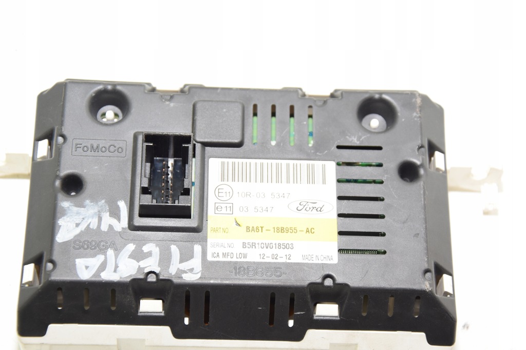 фото №3, Ford fiesta mk7 дисплей радио ba6t18b955ac