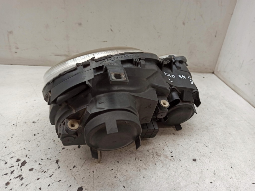 фото №12, Vw polo 9n панель фары лампа левая передняя 6q1941007m !повреждённая!