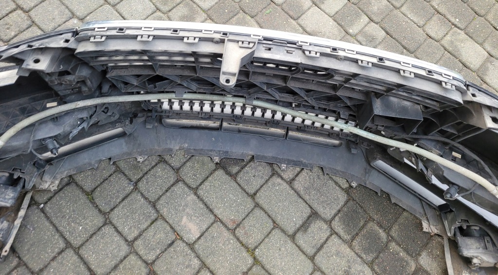 фото №15, Audi q7 i 4l бампер передній перед ксенон pdc датчики kompletny lz9y