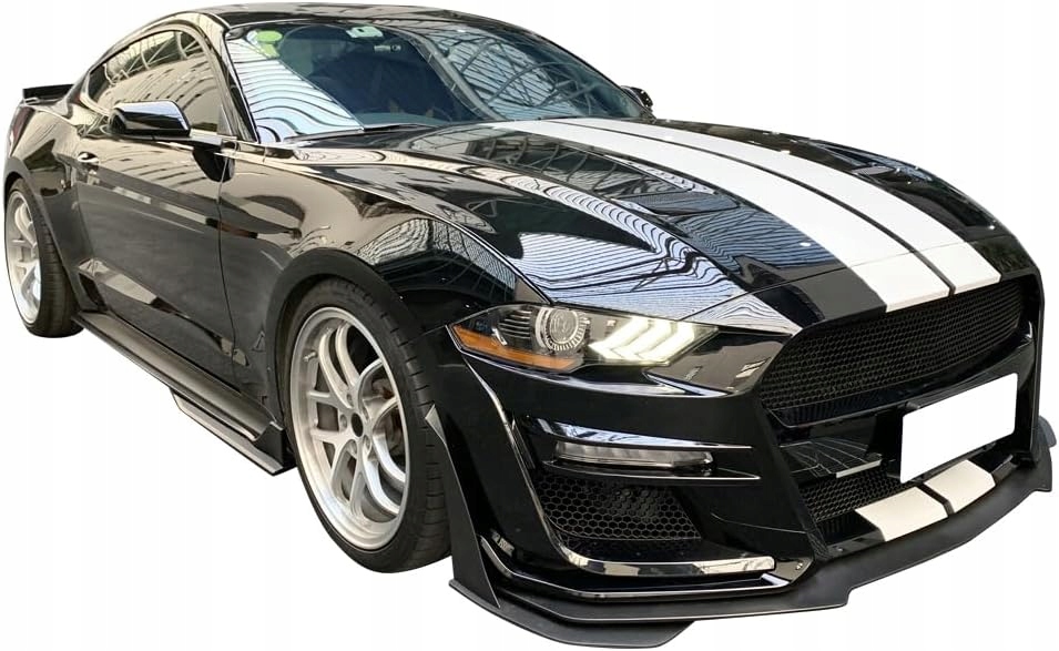 фото №8, Ford mustang 2015-2023 накладка накладки накладки порогові пороги стиль gt500