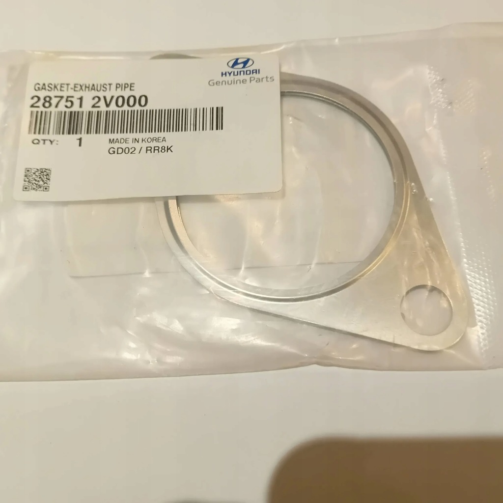 фото №1, Hyundai elantra 05-16 прокладка трубы wedechowej nowa oem