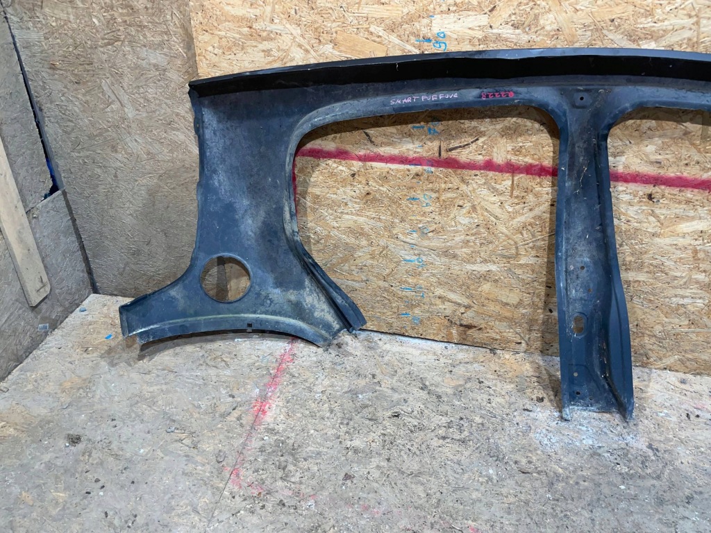 Smart forfour 1 1 w454 03-06 обшивка стійку  поріг крила ліва задній Зі Шроту