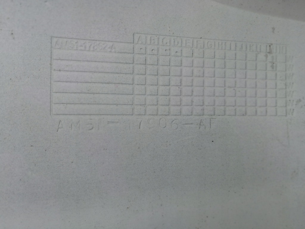 фото №10, Ford grand c-max cmax ii 2 10- бампер задняя задний pdc am51-17k823-j