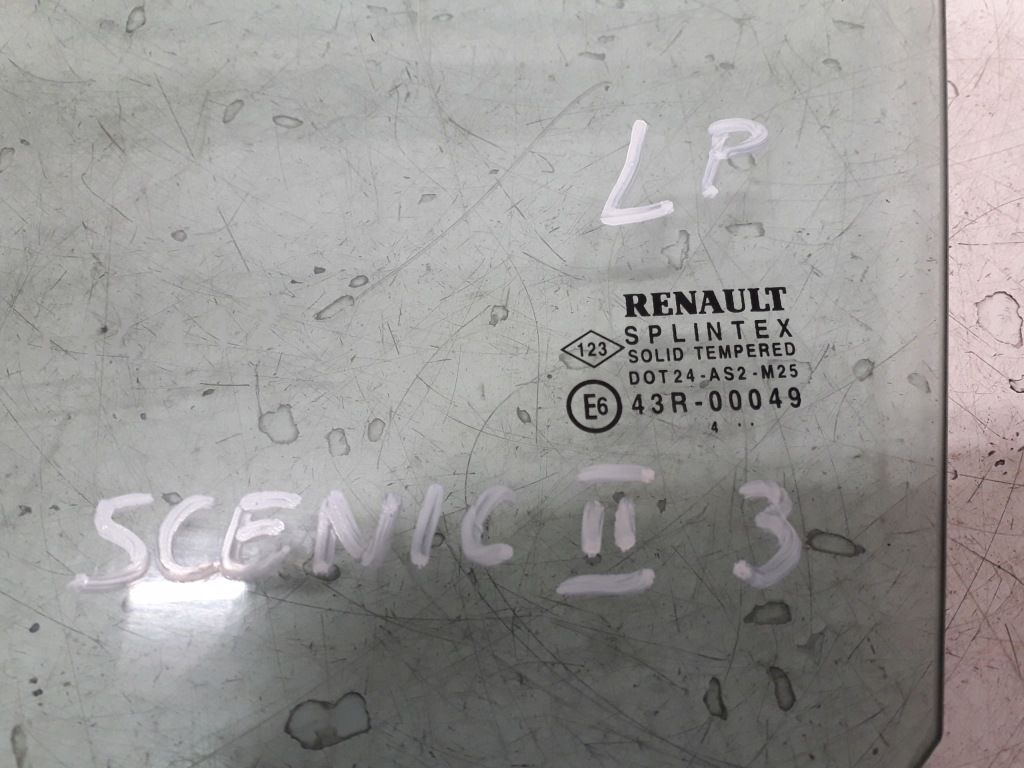 фото №2, Renault scenic 2 ii 03-09 стекло дверь левая передняя перед