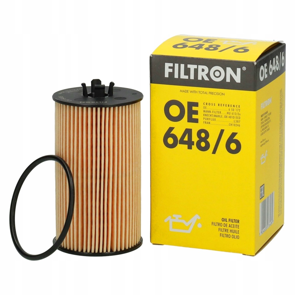 Купить Фильтр масла filtron oe648/6 к opel