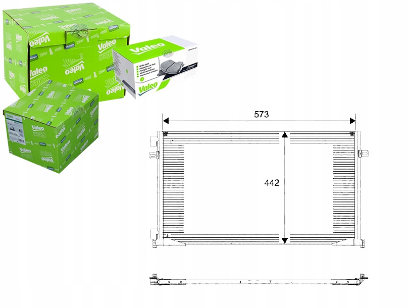 фото №1, Конденсатор кондиціонера renault trafic 01- valeo