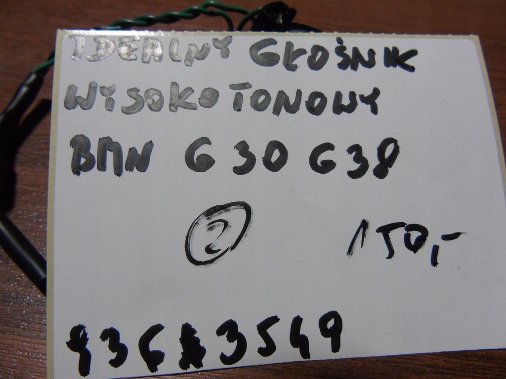 фото №5, Idealny kpl. динамик высокочастотный bmw g30 g38 1