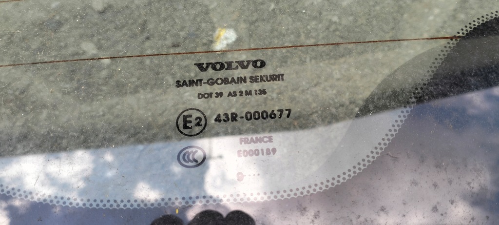 фото №4, Volvo c30 - крышка багажника задняя задняя спойлер r-design стекло