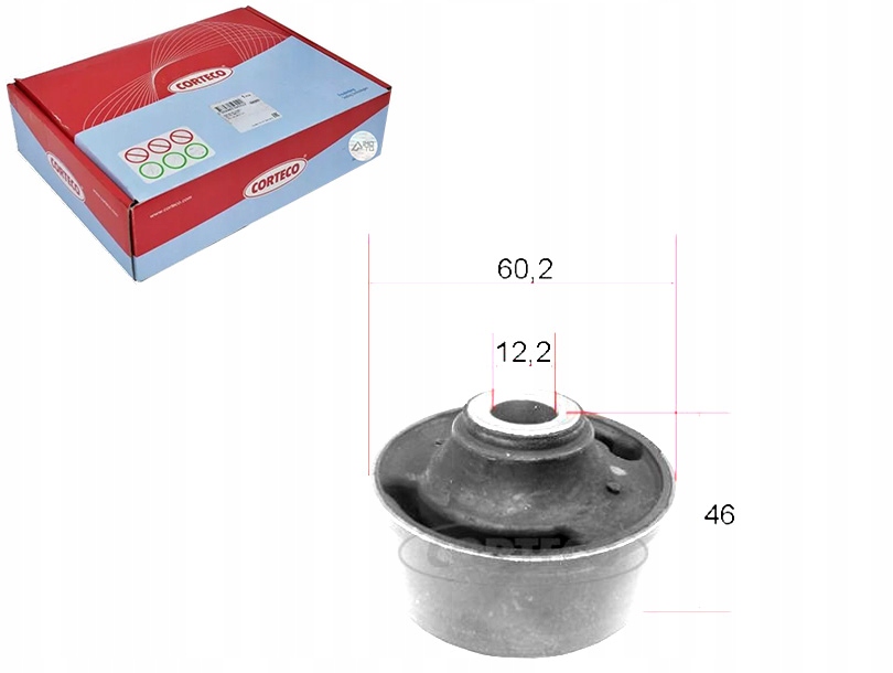 фото №1, Сайлентблок важеля перед задня l/p chevrolet aveo aveo kalos daewoo