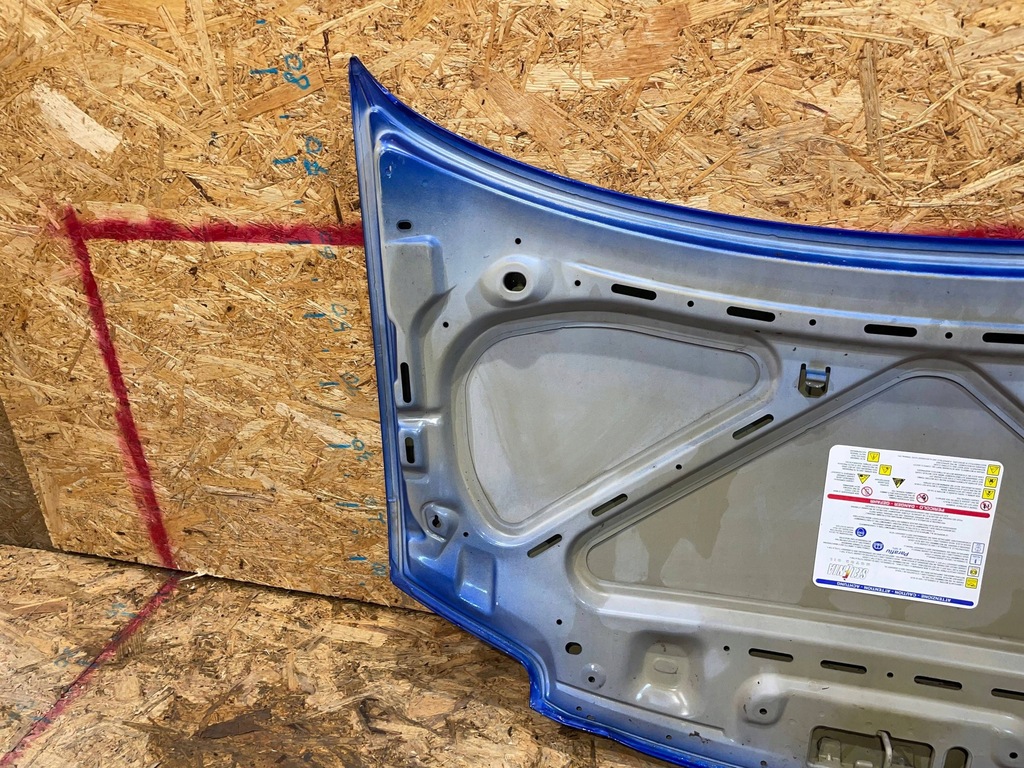 фото №9, Fiat panda ii 2 03-12 капот крышка двигателя