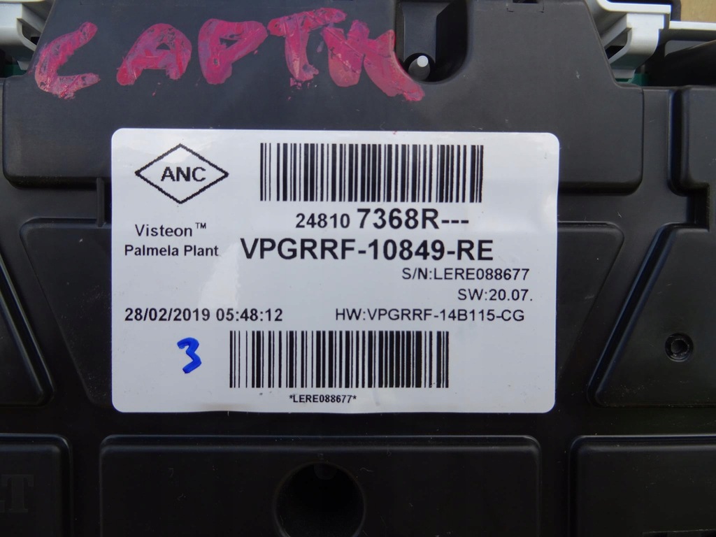 фото №5, Renault captur лічильник прилади europa 248107368r