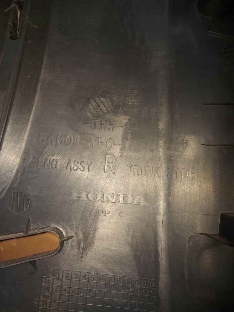 фото №6, Honda jazz iii обшивка обивка багажника левый правый задняя задний