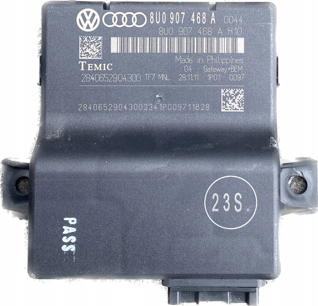 фото №1, Audi a1 8x модуль шлюз 8u0907468a