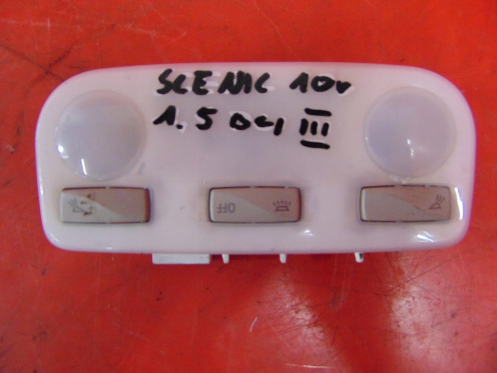 фото №1, Scenic 3 iii megane iii лампа стельовий салону