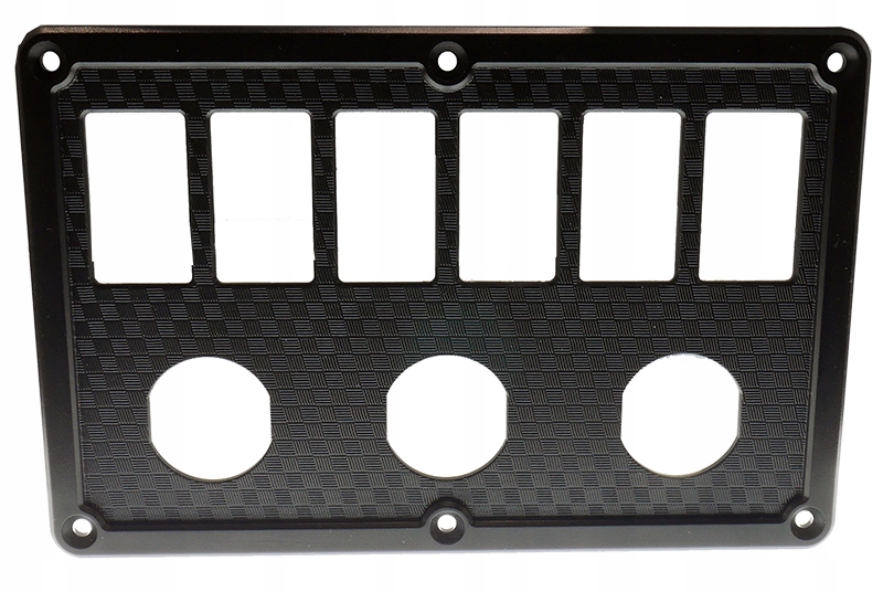 фото №1, Рамка панель carling переключатель x6 + 3 usb пластик