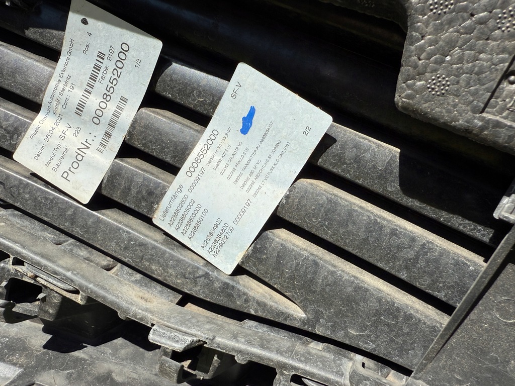 фото №7, Бампер передний mercedes s klasa w223 a223 kompletny