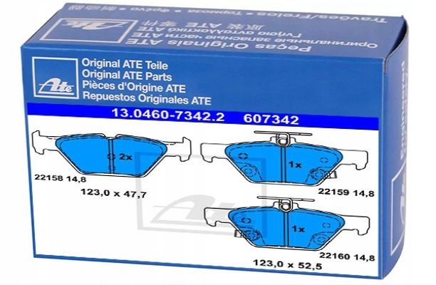 фото №1, Тормозные колодки тормозные задняя ate do subaru levorg 1.6 2.0
