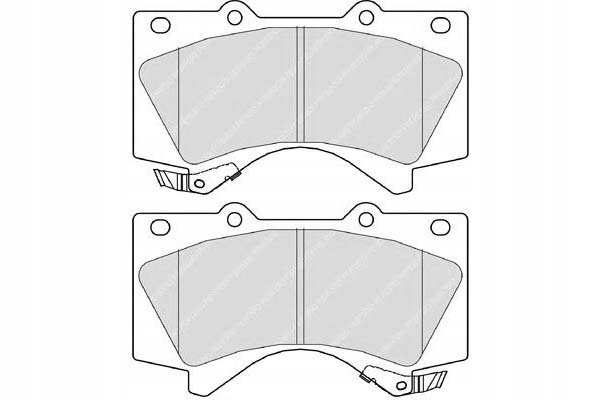 фото №1, Ferodo гальмівні колодки гальмівні lexus lx toyota land cruis