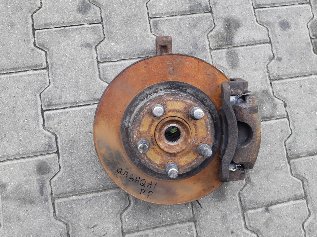 фото №1, Поворотный кулак диск суппорт правая nissan qashqai 2.0 b