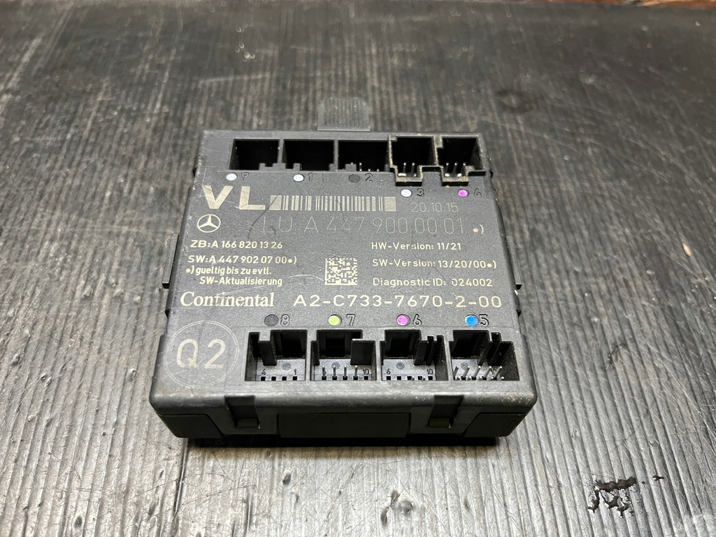 фото №1, Mercedes w447 модуль двері a4479000001