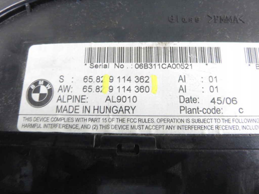 Дисплей bmw 3 e90 9114362 9114360 с Разборки