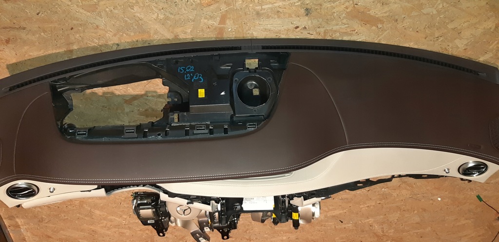 фото №1, Mercedes w222 lift консоль подушки безопасности ремни комплект